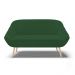 Kit 01 Namoradeira 02 Lugares e 02 Poltronas Giovana Veludo Verde Pés Palito Natural - D'Rossi