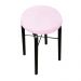 Kit 02 Banquetas Baixa Manu Suede Rosa Bebê D'Rossi