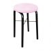 Kit 02 Banquetas Baixa Manu Suede Rosa Bebê D'Rossi