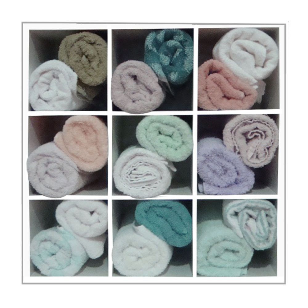 Kit 02 Nicho Porta Toalhas 9 Lugares Organizador 40x40 cm - AJL Móveis