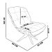 Kit 02 Poltronas Giratória Costela Corano Base Madeira MA30 - D'Rossi