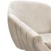 Kit 02 Poltronas Giratória Giovana Suede Base Madeira MM30 D'Rossi