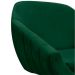 Kit 02 Poltronas Giratória Giovana Suede Verde Base Madeira MM30 D'Rossi