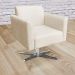 Kit 02 Poltronas Giratória Marisa Suede Base Cromada D'Rossi