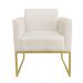 Kit 02 Poltronas Marisa Suede Base Industrial Metálica Dourado D'Rossi
