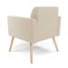 Kit 02 Poltronas Marisa Suede Pés Palito Natural D'Rossi
