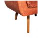 Kit 02 Poltronas Opala Corano Pés Palito Castanho D'Rossi