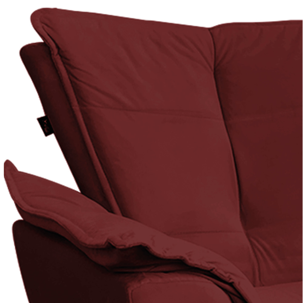 Kit 02 Poltronas Opala Veludo Marsala Pés Palito Castanho - D'Rossi