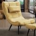 Kit 02 Poltronas Sher Facto Dourado Pés Palito de Ferro - Indo Decorar