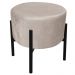 Kit 02 Puffs Iron Suede Base Preto Palito D'Rossi