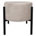 Kit 02 Puffs Iron Suede Base Preto Palito D'Rossi