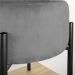 Kit 02 Puffs Iron Suede Grafite Base Preto Palito D'Rossi