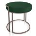 Kit 02 Puffs Love Suede Verde Base Industrial Cobre - D'Rossi