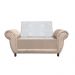 Kit 02 Recamier com Baú Itália Namoradeira Calçadeira Suede - D'Rossi