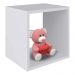 Kit 03 Nicho Infantil Organizador Branco Brilho 30x30 cm - AJL Móveis