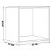 Kit 03 Nicho Infantil Organizador Branco Brilho 30x30 cm - AJL Móveis