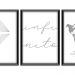 Kit 03 Quadros Decorativos "Infinito" 43X33X1CM - D'Rossi