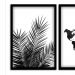 Kit 03 Quadros Decorativos "Mapa" 43X33X1CM - D'Rossi