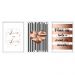 Kit 03 Quadros Decorativos "Todo Amor" 43X33X1CM - D'Rossi