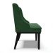 Kit 04 Cadeiras de Jantar Liz Veludo Verde Base Fixa Madeira Preto - D'Rossi