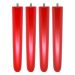 Kit 04 Pés Palito Vermelho 25 cm - D'Rossi