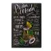 Kit 04 Placas de MDF Decorativas Bebidas 19,5x29,5 - D'Rossi