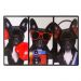 Kit 04 Placas de MDF Decorativas Dog 19,5x29,5 - D'Rossi