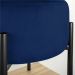Kit 04 Puffs Iron Suede Azul Marinho Base Preto Palito D'Rossi