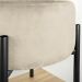 Kit 04 Puffs Iron Suede Bege Base Preto Palito D'Rossi