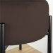 Kit 04 Puffs Iron Suede Marrom Base Preto Palito D'Rossi
