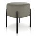 Kit 04 Puffs Iron Suede Marrom Rato Base Preto Palito D'Rossi