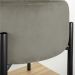 Kit 04 Puffs Iron Suede Marrom Rato Base Preto Palito D'Rossi