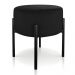Kit 04 Puffs Iron Suede Preto Base Preto Palito D'Rossi