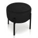 Kit 04 Puffs Iron Suede Preto Base Preto Palito D'Rossi