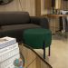Kit 04 Puffs Iron Suede Verde Base Preto Palito D'Rossi