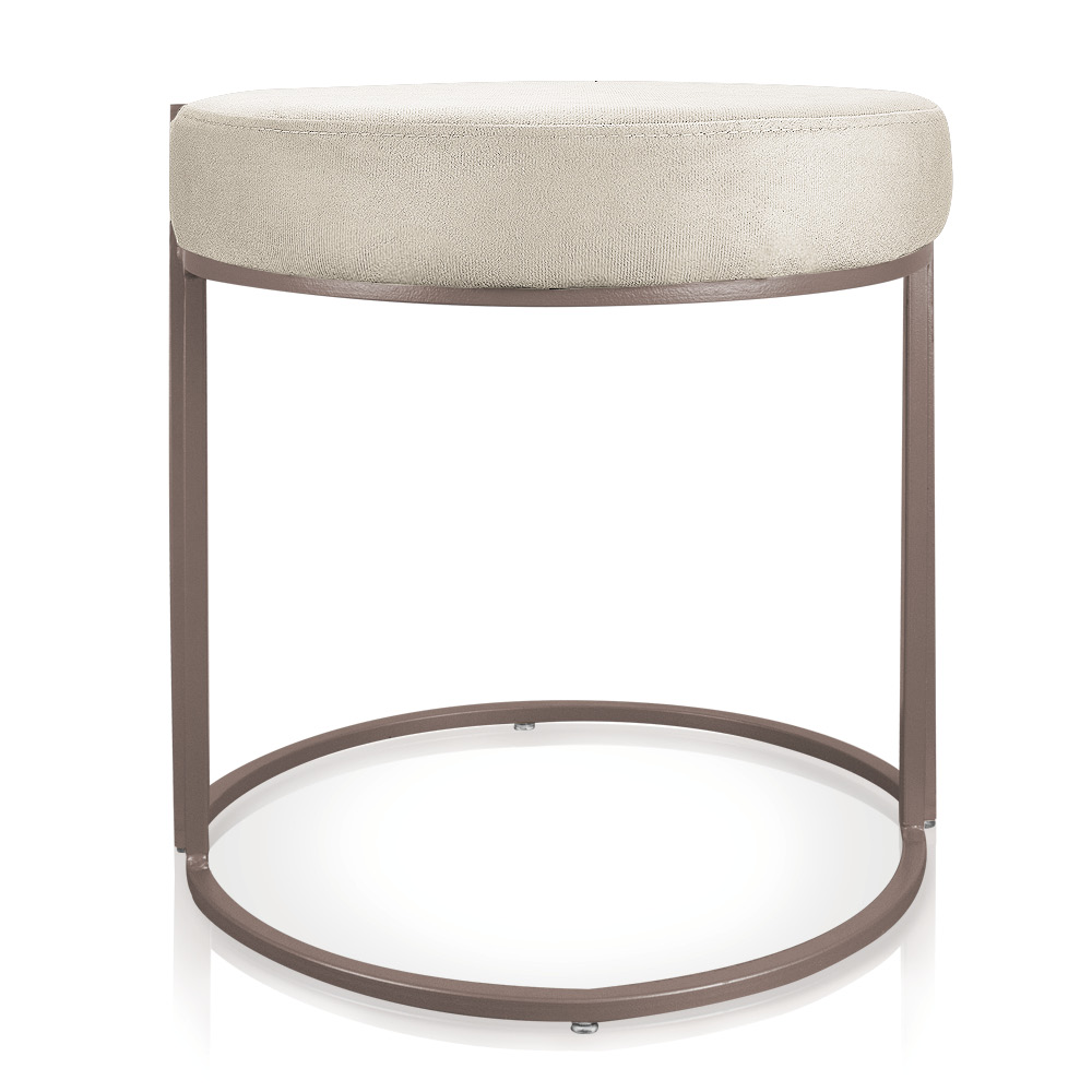 Kit 04 Puffs Love Suede Base Industrial Cobre - D'Rossi