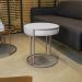 Kit 04 Puffs Love Suede Cinza Base Industrial Cobre - D'Rossi