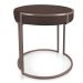 Kit 04 Puffs Love Suede Marrom Base Industrial Cobre - D'Rossi