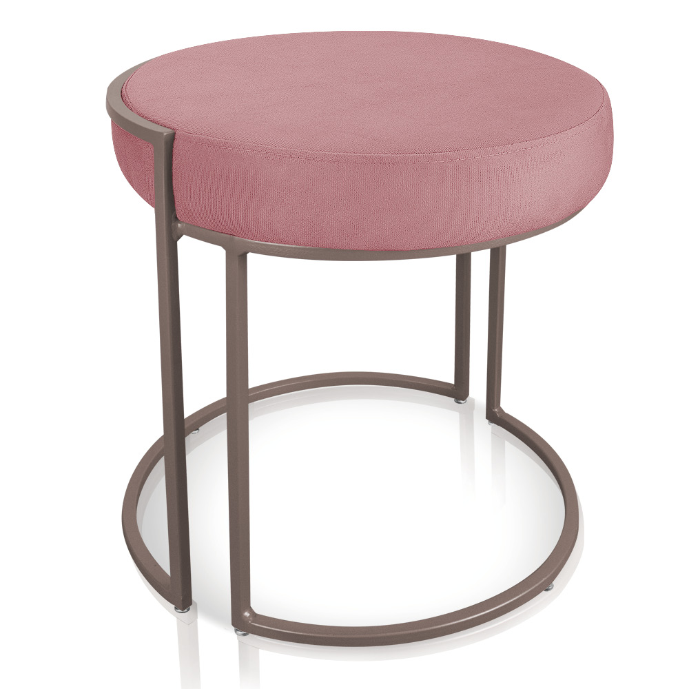 Kit 04 Puffs Love Suede Rose Base Industrial Cobre - D'Rossi