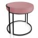 Kit 04 Puffs Love Suede Rose Base Industrial Preto - D'Rossi