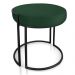 Kit 04 Puffs Love Suede Verde Base Industrial Preto - D'Rossi