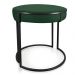 Kit 04 Puffs Love Suede Verde Base Industrial Preto - D'Rossi