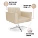 Kit 2 Poltronas Giratória Viena Gomada Corino Base Cromada - D'Rossi