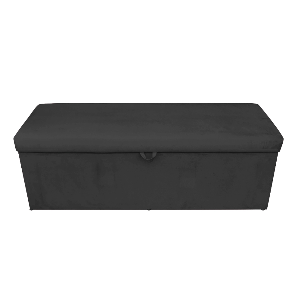 Kit Calçadeira e Painel Clean 0,90 cm Suede Preto D'Rossi