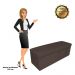 Kit Calçadeira e Painel Clean 100 cm Suede Marrom D'Rossi