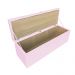 Kit Calçadeira e Painel Clean 100 cm Suede Rosa Bebê D'Rossi