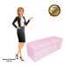 Kit Calçadeira e Painel Clean 100 cm Suede Rosa Bebê D'Rossi