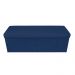 Kit Calçadeira e Painel Clean 140 cm Suede Azul Marinho D'Rossi