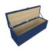 Kit Calçadeira e Painel Clean 140 cm Suede Azul Marinho D'Rossi