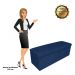 Kit Calçadeira e Painel Clean 140 cm Suede Azul Marinho D'Rossi